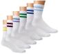 Preview: 4 Paar TippTexx 24 Bambus Crew Socks in Trend Farben